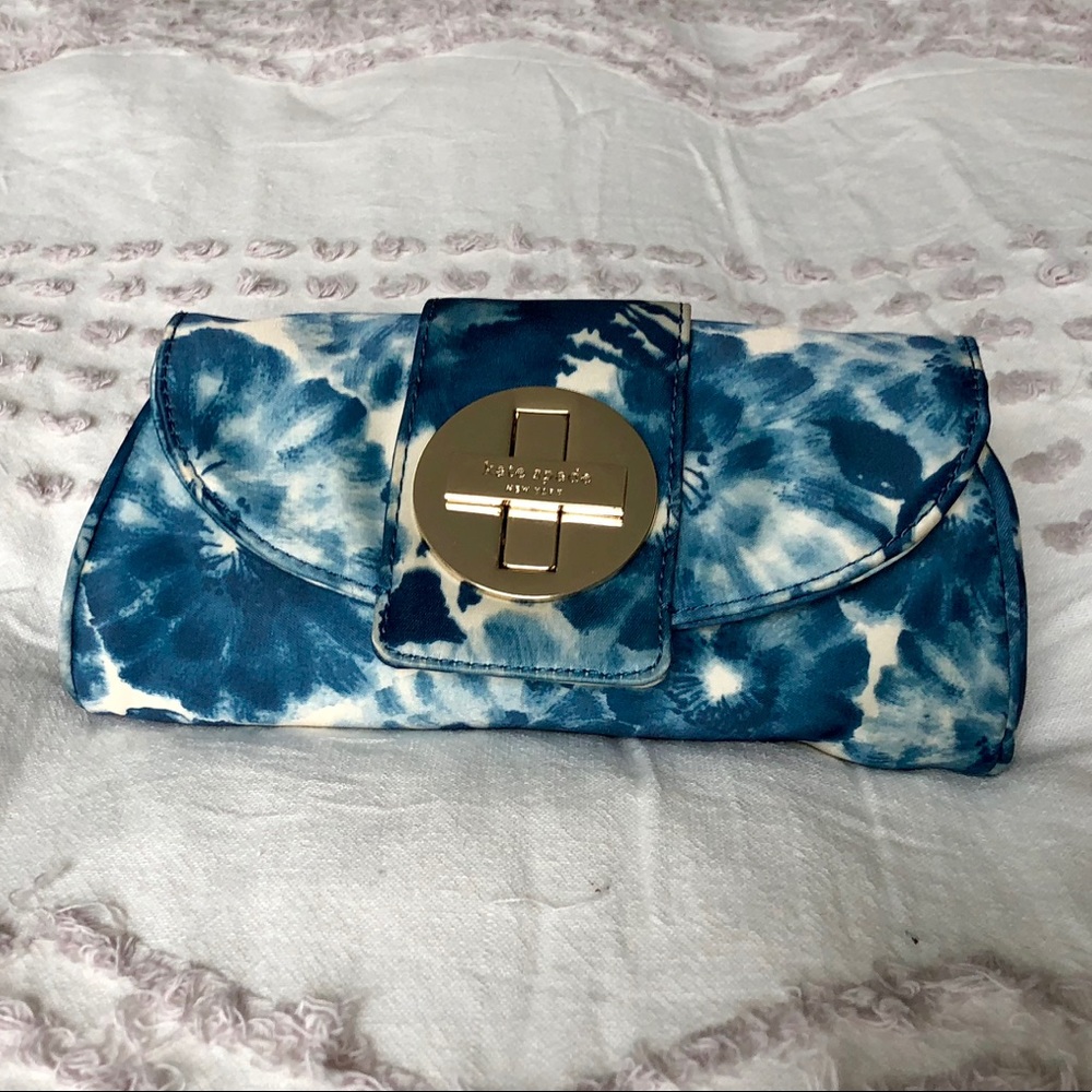 Kate Spade Blue Clutch